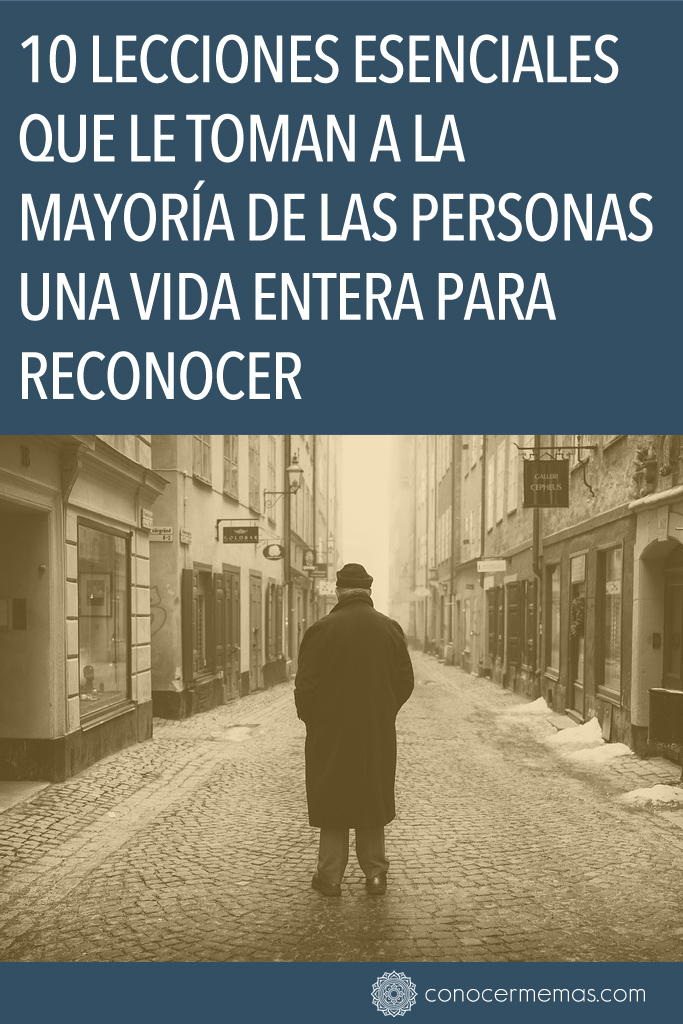 10 lecciones esenciales que la mayoría de las personas tardan una vida entera en entender