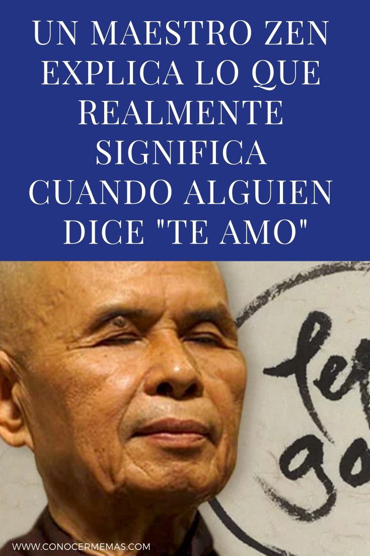 Un maestro Zen explica lo que realmente significa cuando alguien dice 'Te amo'