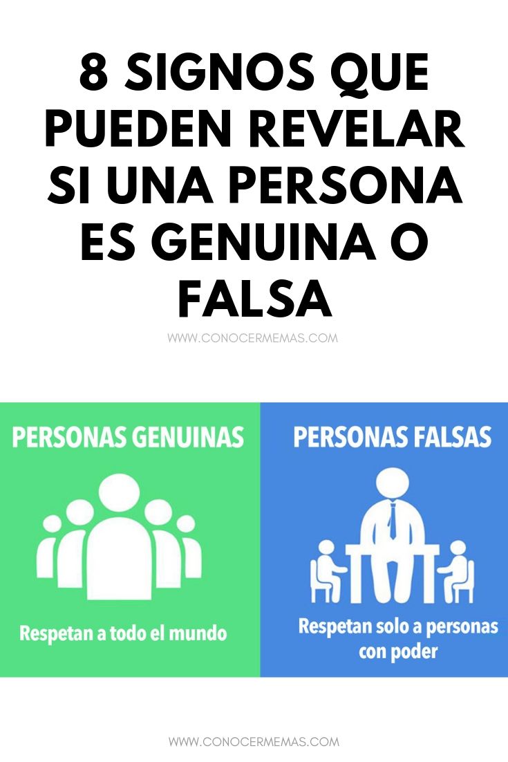 8 signos que pueden revelar si una persona es genuina o falsa