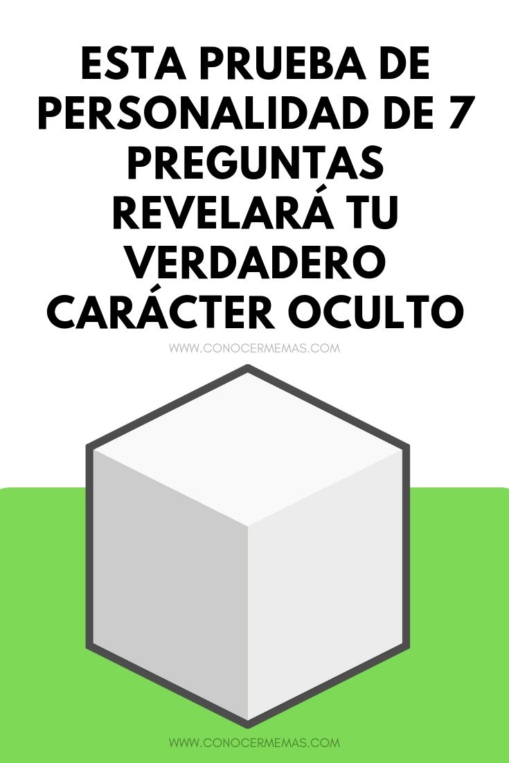 Esta prueba de personalidad de 7 preguntas revelará tu verdadero carácter oculto