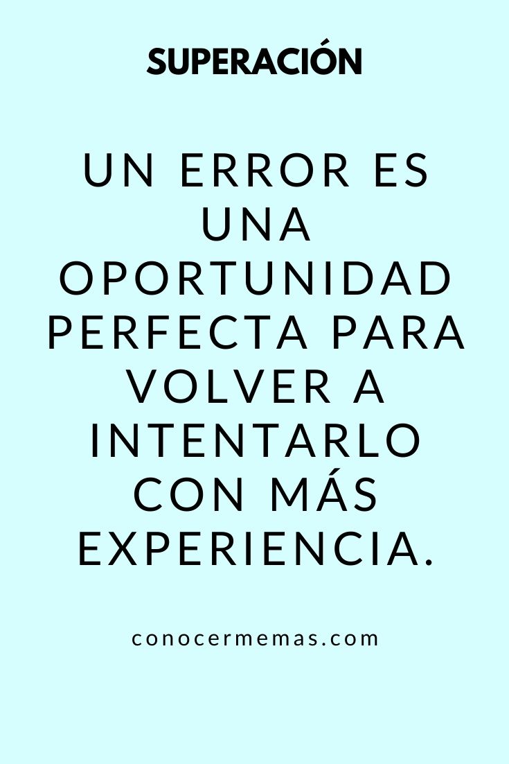 Frases de superación