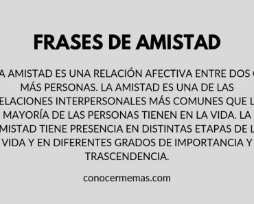 Frases de amistad