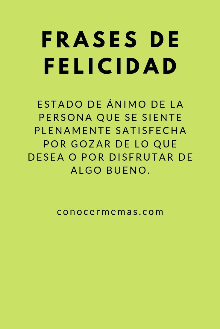 Frases de felicidad