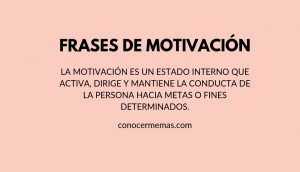 Frases de motivación