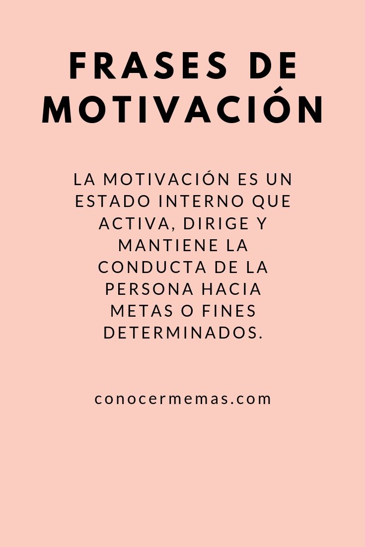 Frases de motivación