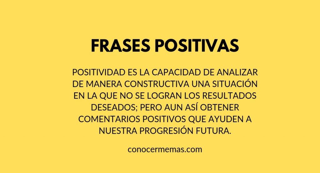 Frases positivas