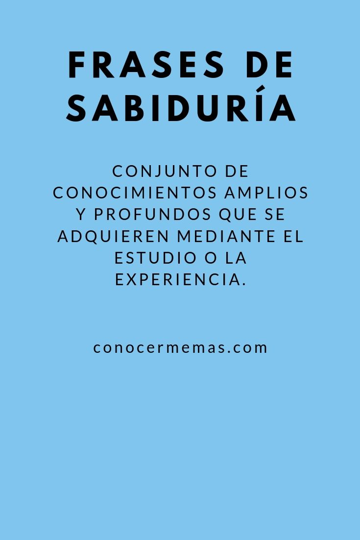 Frases de sabiduría