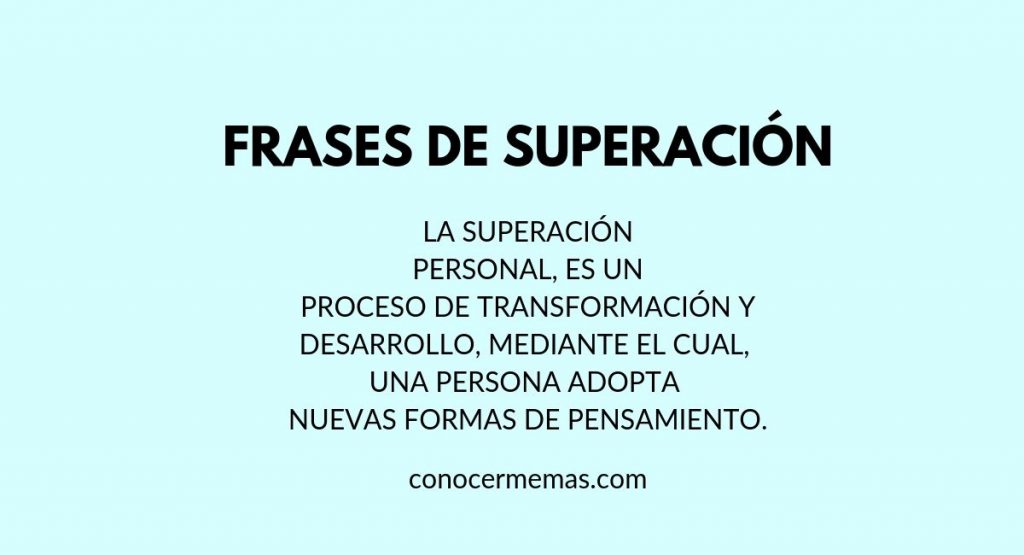 Frases de superación