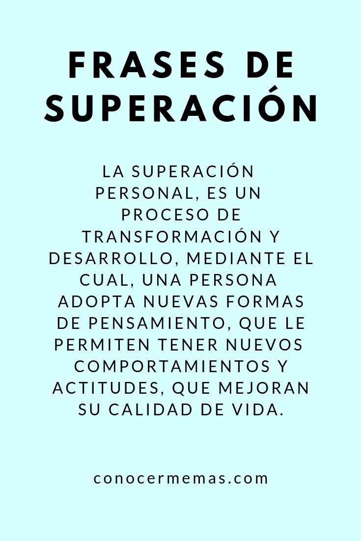 Frases de superación