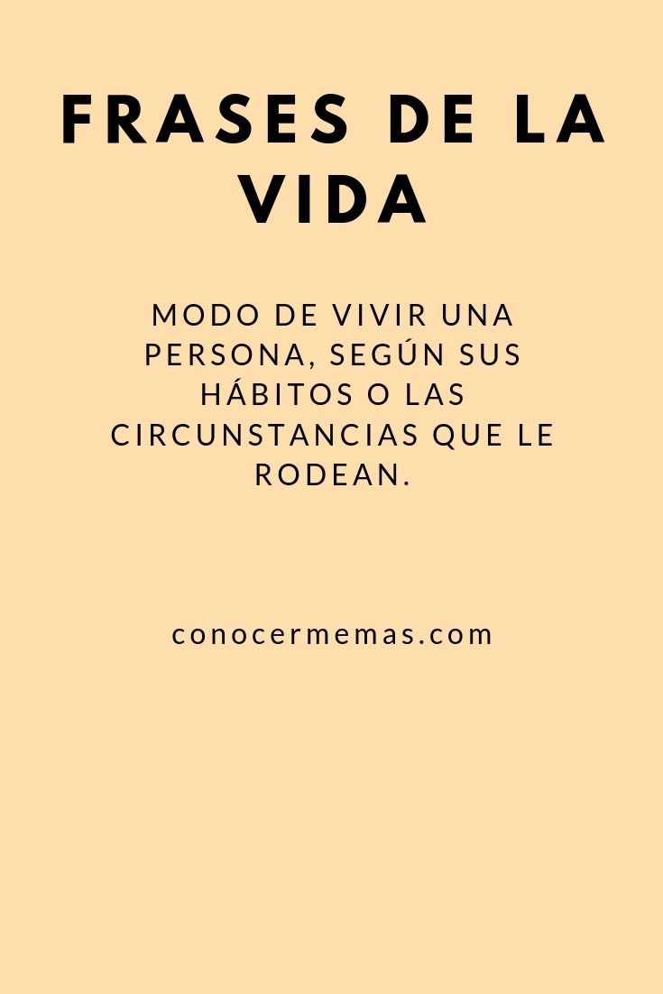 Frases de la vida