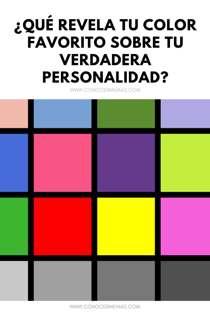 ¿Qué revela tu color favorito sobre tu verdadera personalidad?