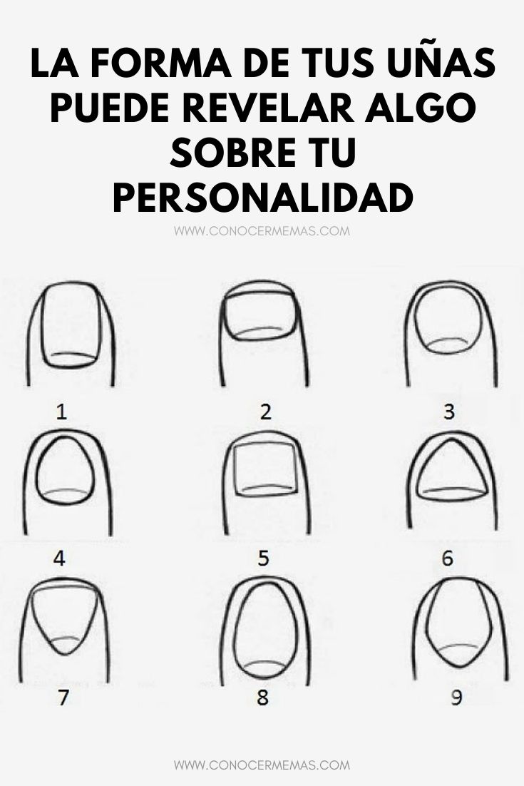 La forma de tus uñas puede revelar algo sobre tu personalidad