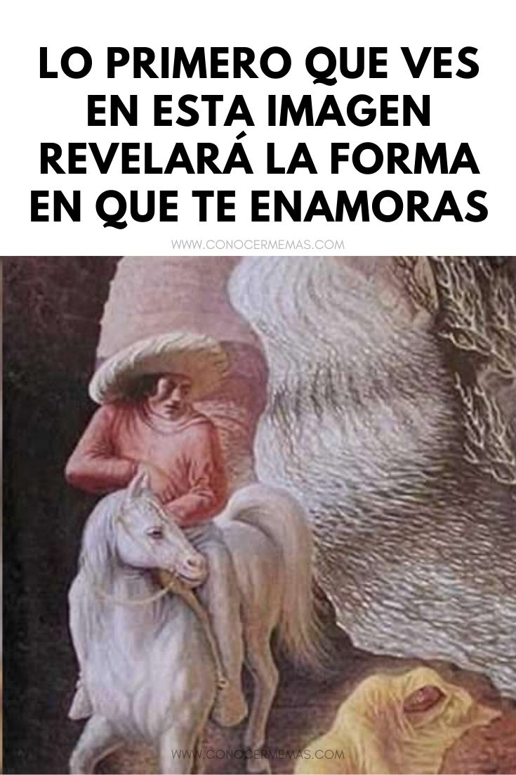 Lo primero que ves en esta imagen revelará la forma en que te enamoras